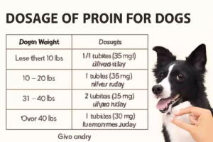 What is the dosage of Proin for dogs, and how is it given? 