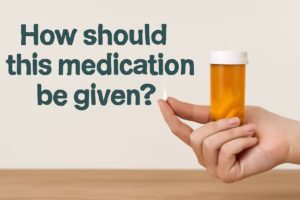 How should this medication be given? 