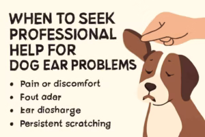 When to Seek Professional Help for Dog Ear Problems